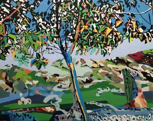 SIN TÍTULO ( L-24) van TOMAS CÓZAR, Schilderij te koop op Singulart