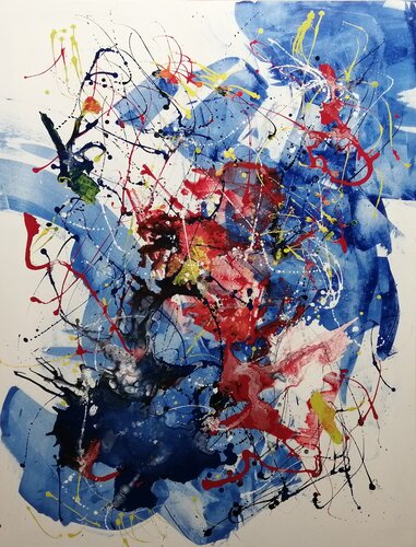 SIN TÍTULO ( L-27) van TOMAS CÓZAR, Schilderij te koop op Singulart
