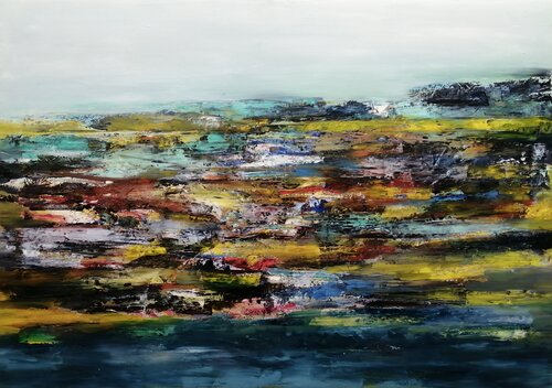 SIN TÍTULO ( L-28) van TOMAS CÓZAR, Schilderij te koop op Singulart