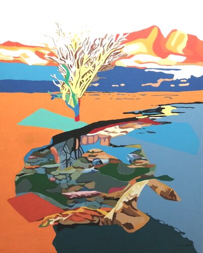 SIN TÍTULO ( L-32) van TOMAS CÓZAR, Schilderij te koop op Singulart
