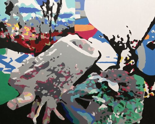 SIN TÍTULO ( L-25) di TOMAS CÓZAR, Pittura in vendita su Singulart