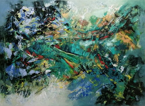 SIN TÍTULO ( L-31) di TOMAS CÓZAR, Pittura in vendita su Singulart