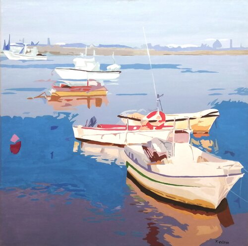 BARCOS von TOMAS CÓZAR, Malerei kaufen auf Singulart