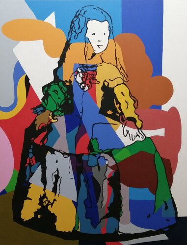 MENINAS 2 von TOMAS CÓZAR, Malerei kaufen auf Singulart