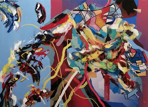 SIN TÍTULO ( L-44) de TOMAS CÓZAR, Pintura a la venta en Singulart