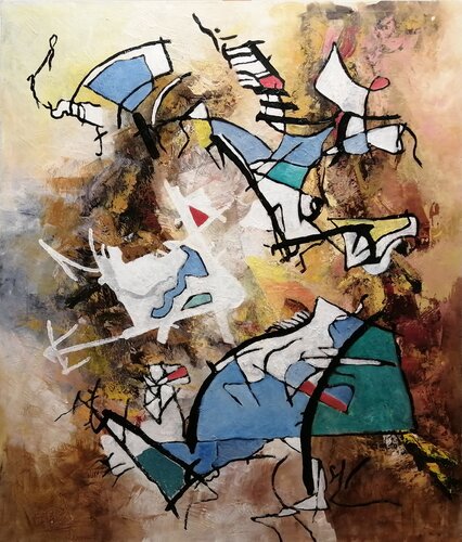 SIN TÍTUL0 (L-45) van TOMAS CÓZAR, Schilderij te koop op Singulart