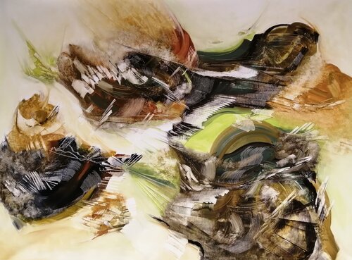 SIN TÍTULO ( L-64 ) van TOMAS CÓZAR, Schilderij te koop op Singulart