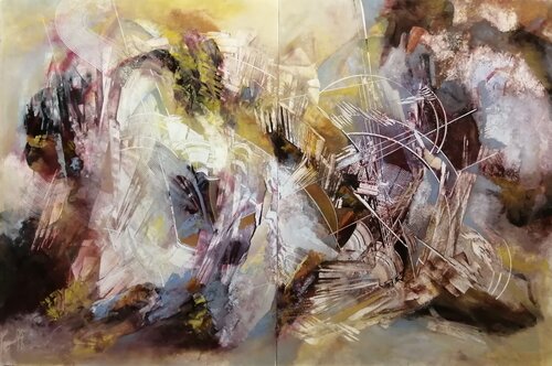 L-72 (DÍPTICO) de TOMAS CÓZAR, Pintura a la venta en Singulart