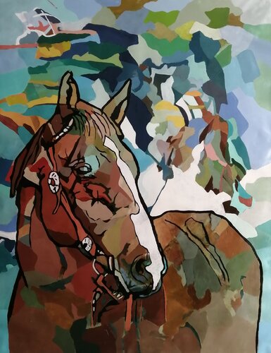 CABALLO 2 by TOMAS CÓZAR, Painting for Sale on Singulart