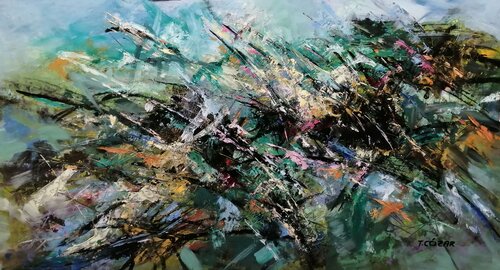 L-152 by TOMAS CÓZAR, Painting for Sale on Singulart
