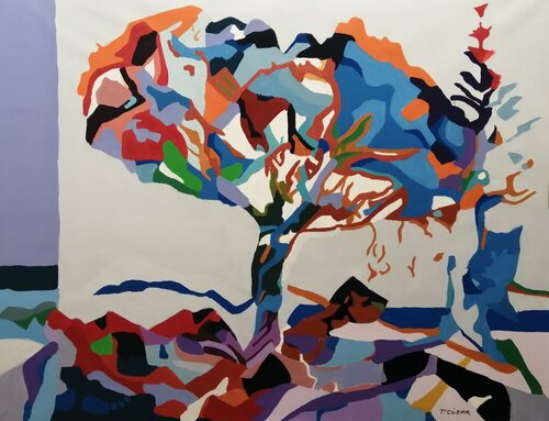 ÁRBOL DE COLOR by TOMAS CÓZAR, Painting for Sale on Singulart