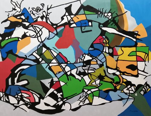 L-160 by TOMAS CÓZAR, Painting for Sale on Singulart