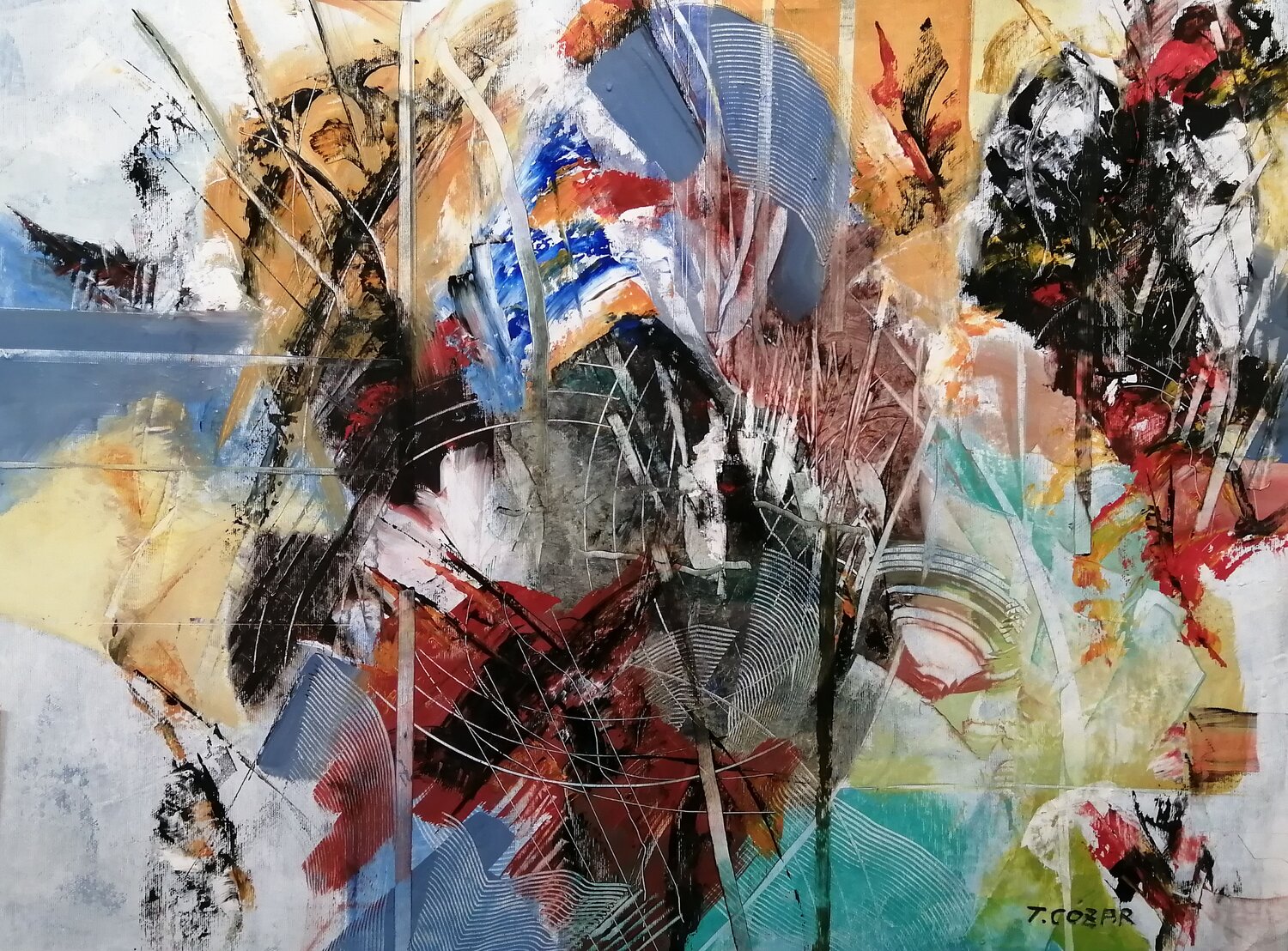 L-157 TOMAS CÓZAR Pintura original en venta