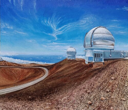 Observatory I by Paolo Mori, Painting for Sale on Singulart