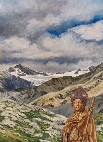 San Ludovico di Tolosa - Donatello van Paolo Mori, Schilderij te koop op Singulart