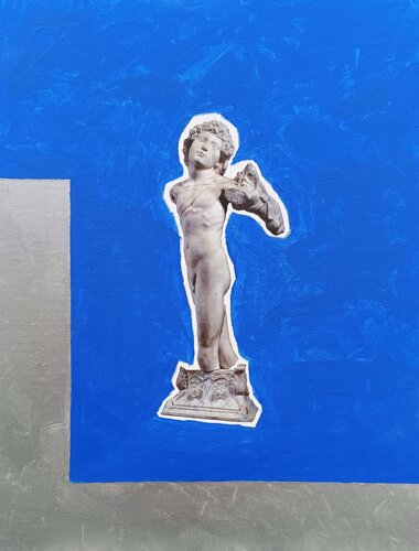 Arciere - Michelangelo par Paolo Mori, Peinture en vente sur Singulart