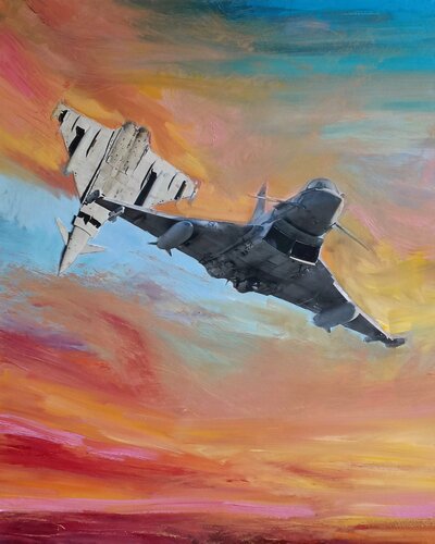 Sunset sky fire II de Paolo Mori, Pintura a la venta en Singulart