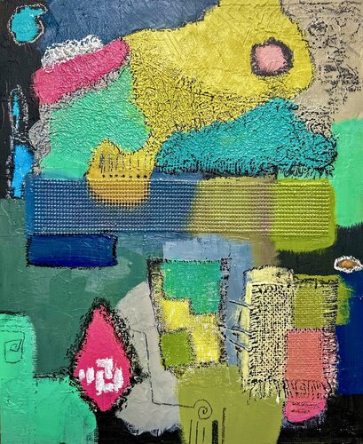 Let go of the burden van Kim Jun Sung, Schilderij te koop op Singulart