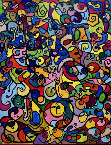 Hidden eyes 01 de Kim Jun Sung, Pintura a la venta en Singulart
