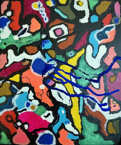 Already full and overflowing 02 van Kim Jun Sung, Schilderij te koop op Singulart