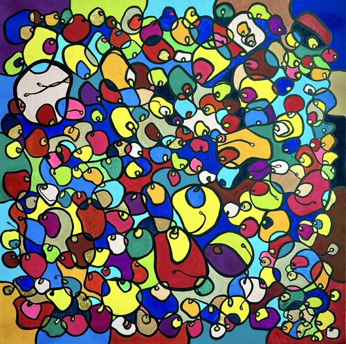 I want to see only beautiful things that are truly legitimate. 02 von Kim Jun Sung, Malerei kaufen auf Singulart