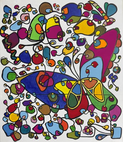 Liberated Wings Flying Together von Kim Jun Sung, Malerei kaufen auf Singulart