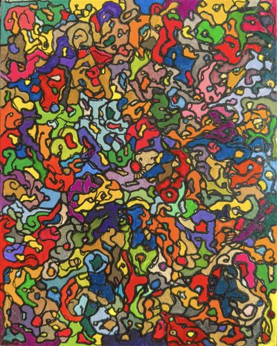 The Color of Accumulation di Kim Jun Sung, Pittura in vendita su Singulart