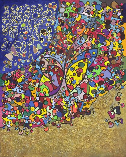 Strata of Time, Flutter of Humanism di Kim Jun Sung, Pittura in vendita su Singulart