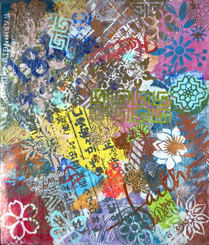 Varieties of Patterns, Sounds,  Thoughts. 02 by Kim Jun Sung, 油畫 for Sale on Singulart