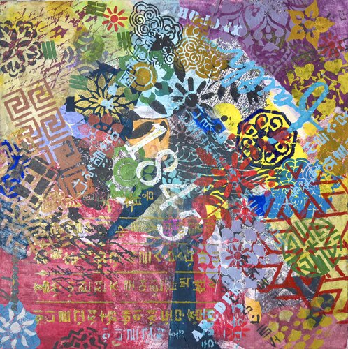 Varieties of Patterns, Sounds,  Thoughts. 04 di Kim Jun Sung, Pittura in vendita su Singulart