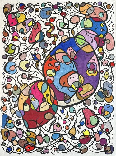 Counting the Pieces. 02 van Kim Jun Sung, Schilderij te koop op Singulart
