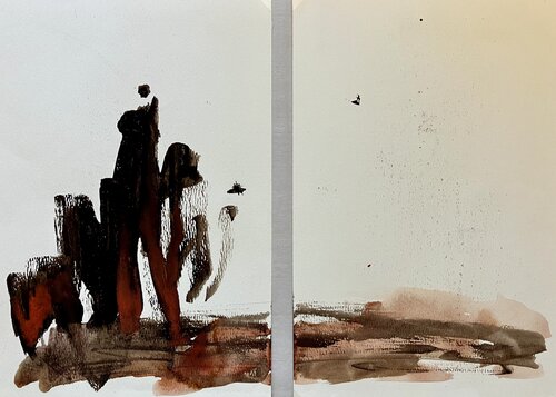 Tribute to women_Goa. by Susana López F, Work on Paper for Sale on Singulart