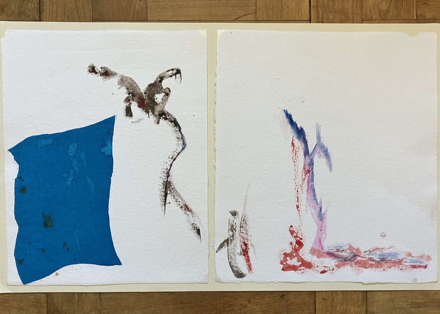 Tengo miedo. Susana López F Werk auf Papier zu verkaufen