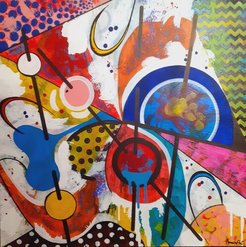 Contrasti von Massimiliano Max.in.Art, Malerei kaufen auf Singulart