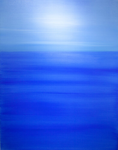 Virgin of the Sea Blue tender van Yi-Chiao Chen, Schilderij te koop op Singulart