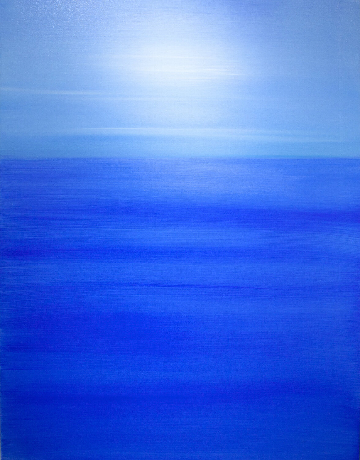 Virgin of the Sea Blue tender Yi-Chiao Chen Dipinto originale in vendita