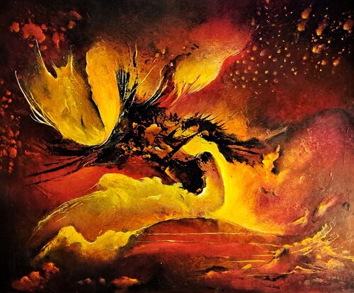 INCANDESCENCE di Patrice Bru, Pittura in vendita su Singulart