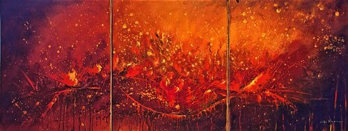 TEMPÊTE SOLAIRE di Patrice Bru, Pittura in vendita su Singulart