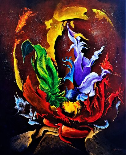 ISHTAR van Patrice Bru, Schilderij te koop op Singulart