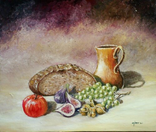 MICHE DE PAIN von Patrice Bru, Malerei kaufen auf Singulart