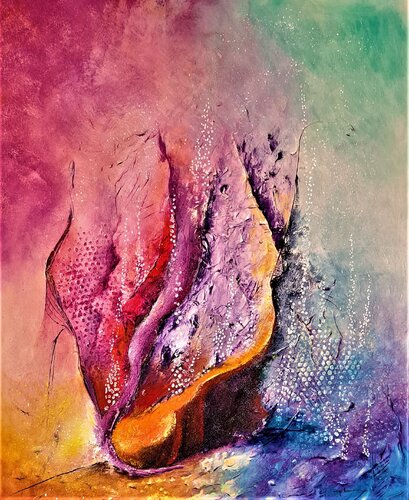 RECITAL AQUATIQUE di Patrice Bru, Pittura in vendita su Singulart