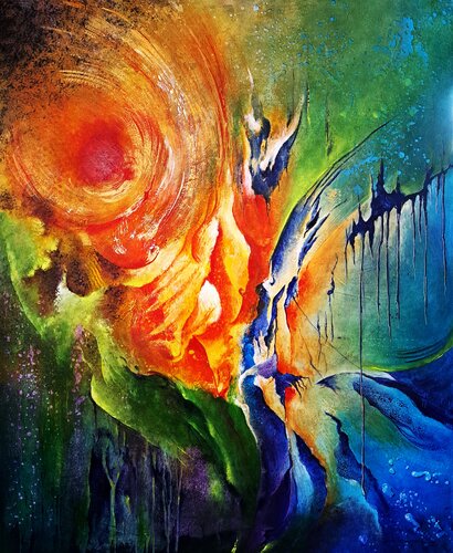 GARDIENNES di Patrice Bru, Pittura in vendita su Singulart