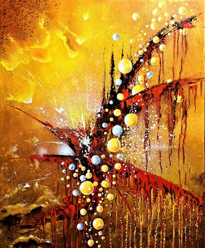 ANTAGONISME by Patrice Bru, Painting for Sale on Singulart