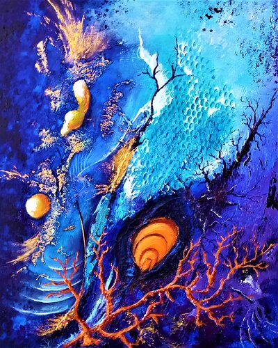 HAUTS FONDS by Patrice Bru, Painting for Sale on Singulart