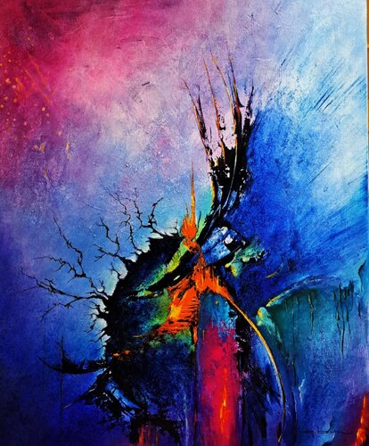 ABYSSES van Patrice Bru, Schilderij te koop op Singulart