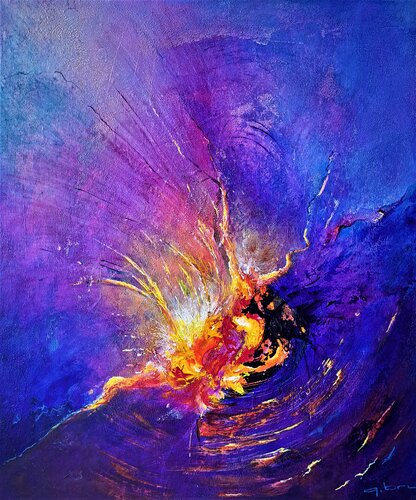 Først par Patrice Bru, Peinture en vente sur Singulart