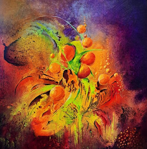 EMBELLIE di Patrice Bru, Pittura in vendita su Singulart