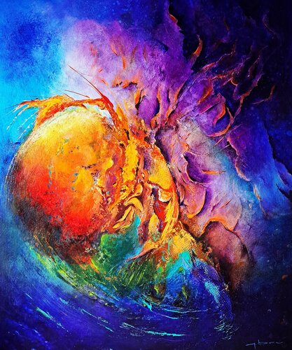 ALDEBARAN van Patrice Bru, Schilderij te koop op Singulart