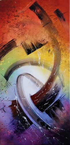 ABHYOJ di Patrice Bru, Pittura in vendita su Singulart