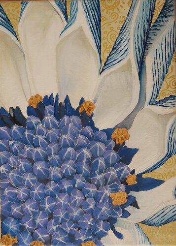Fleur bleue van Tiphaine de Tarlé, Schilderij te koop op Singulart